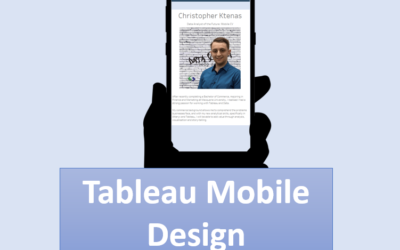 How to Design Dashboards for Mobile and Tablet Using Tableau