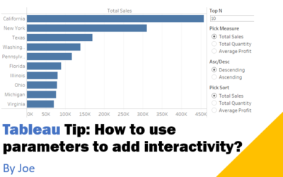 Tableau Tip: How to use parameters to add interactivity?
