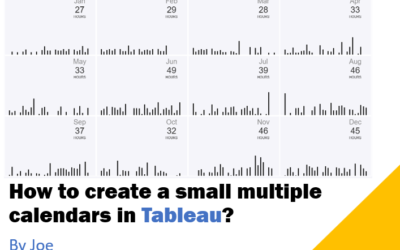 How to create a small multiple calendars in Tableau?