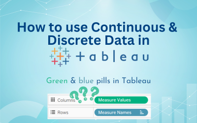 Dealing with continuous & discrete data in Tableau