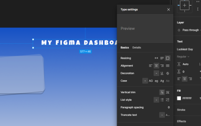 Style your dashboards with Figma