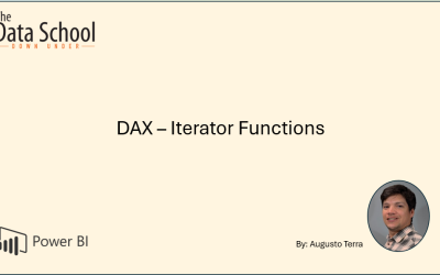 DAX – Iterator functions